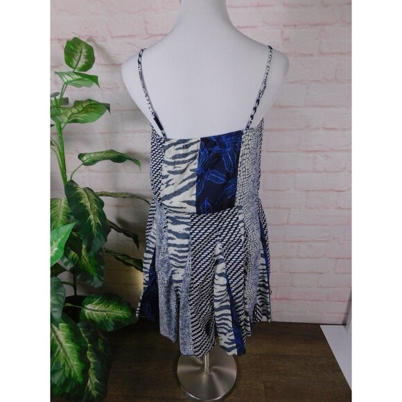 Banana Republic Blue and White Midi Dress - Picture 6 of 10